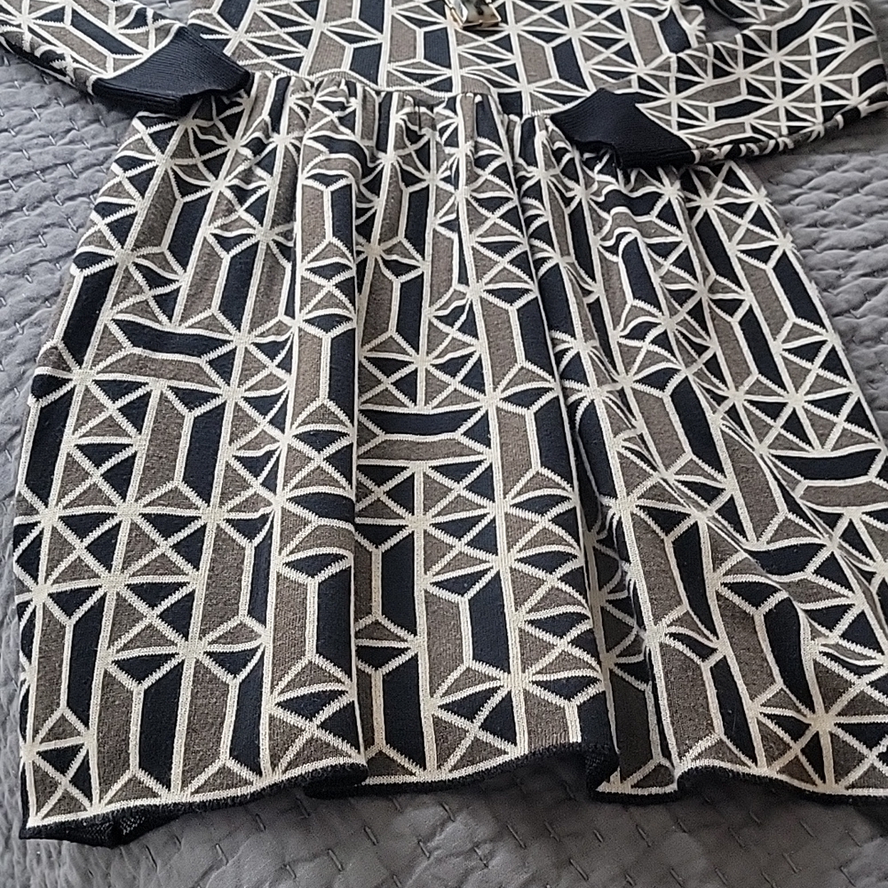 Dear Creatures Jennifer Geometric Sweater Dress - Picture 5 of 15